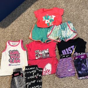 Nike Kids Matching Sets - Pink, Green, Black